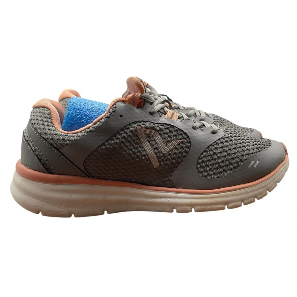 Vionic Gray and Orange Athletic Shoes size 7‎